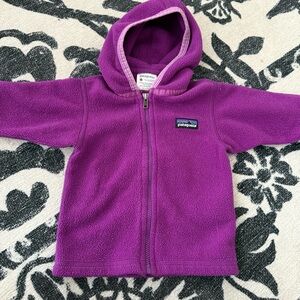 Patagonia Baby Synchilla Cardigan Purple 3 month